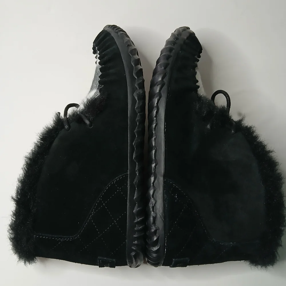Sorel Women's Black‎ and White Plaid Winter Boots